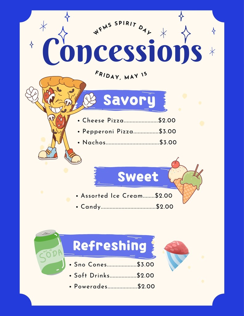 Spirit Day Concessions