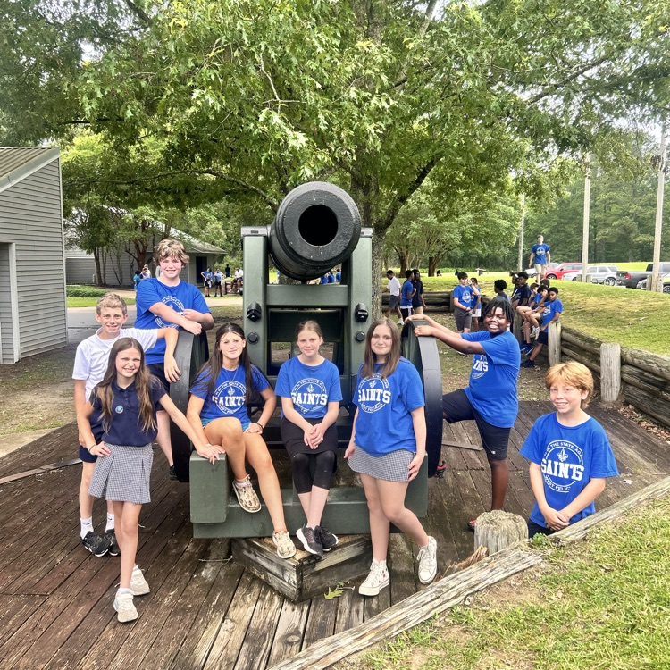 students pictured with Cannon