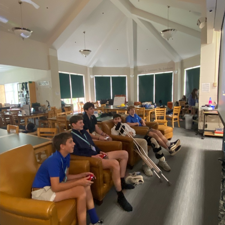 Students enjoy a fun day in the library