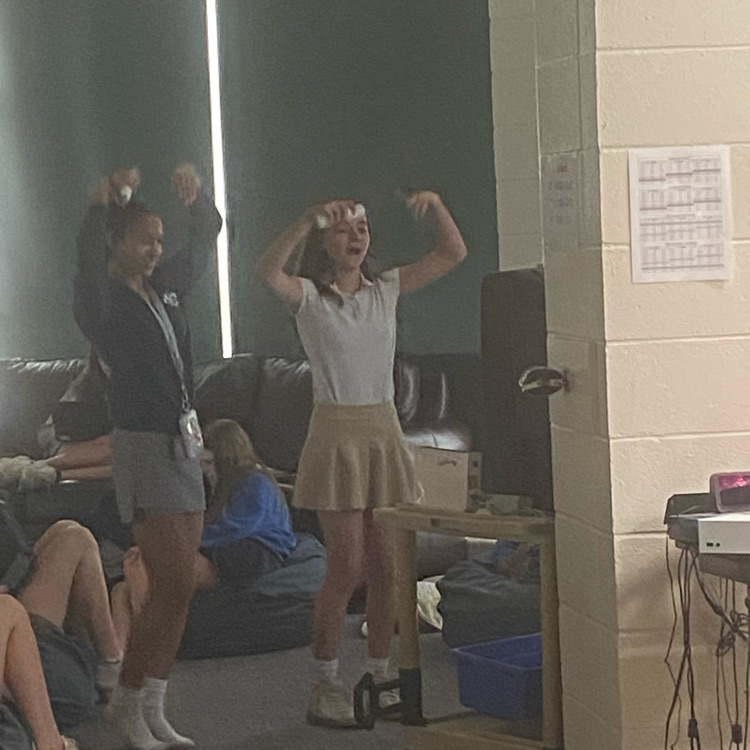 Students enjoy a fun day in the library