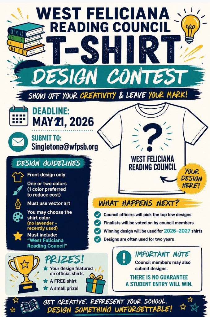 WF Reading Council T-Shirt Contest