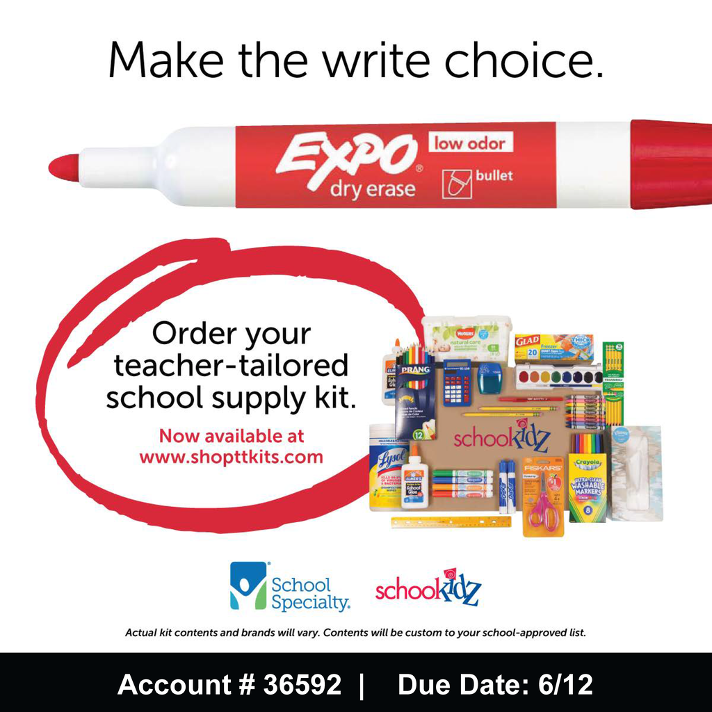School Supply Kit Graphic