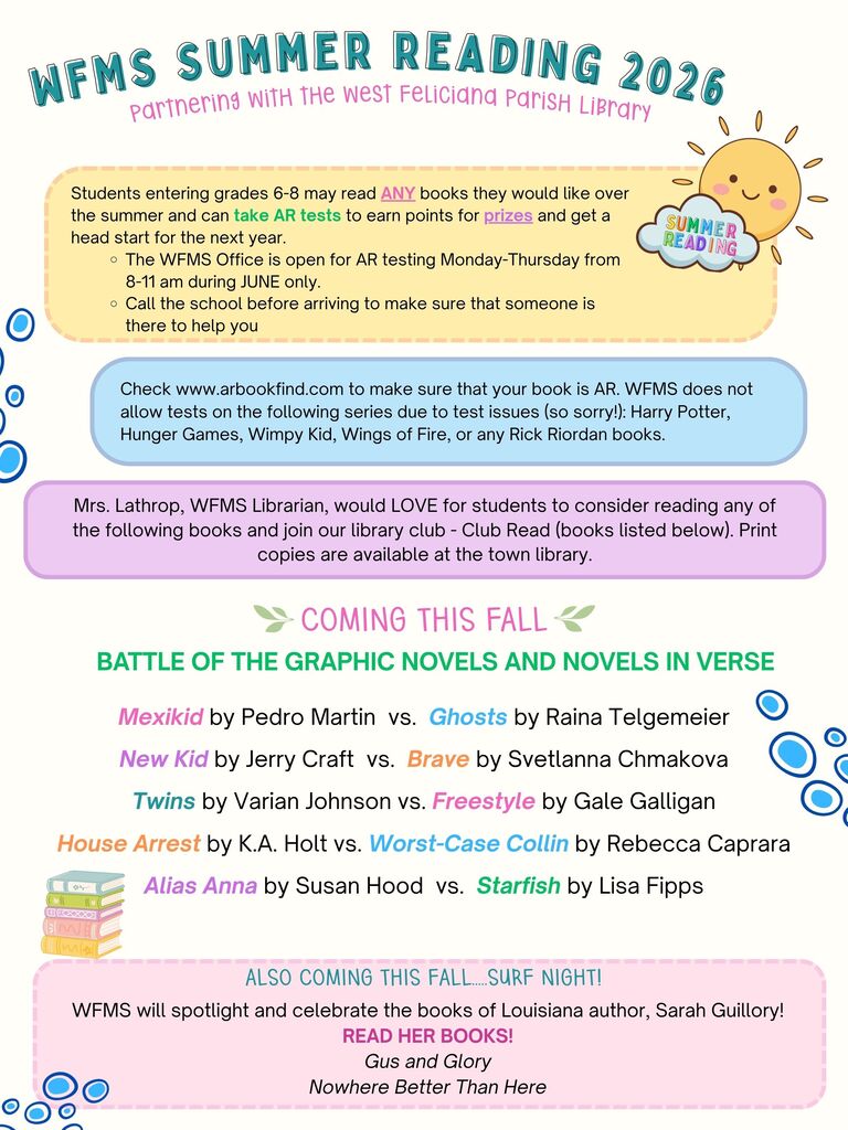 Summer Reading Flier