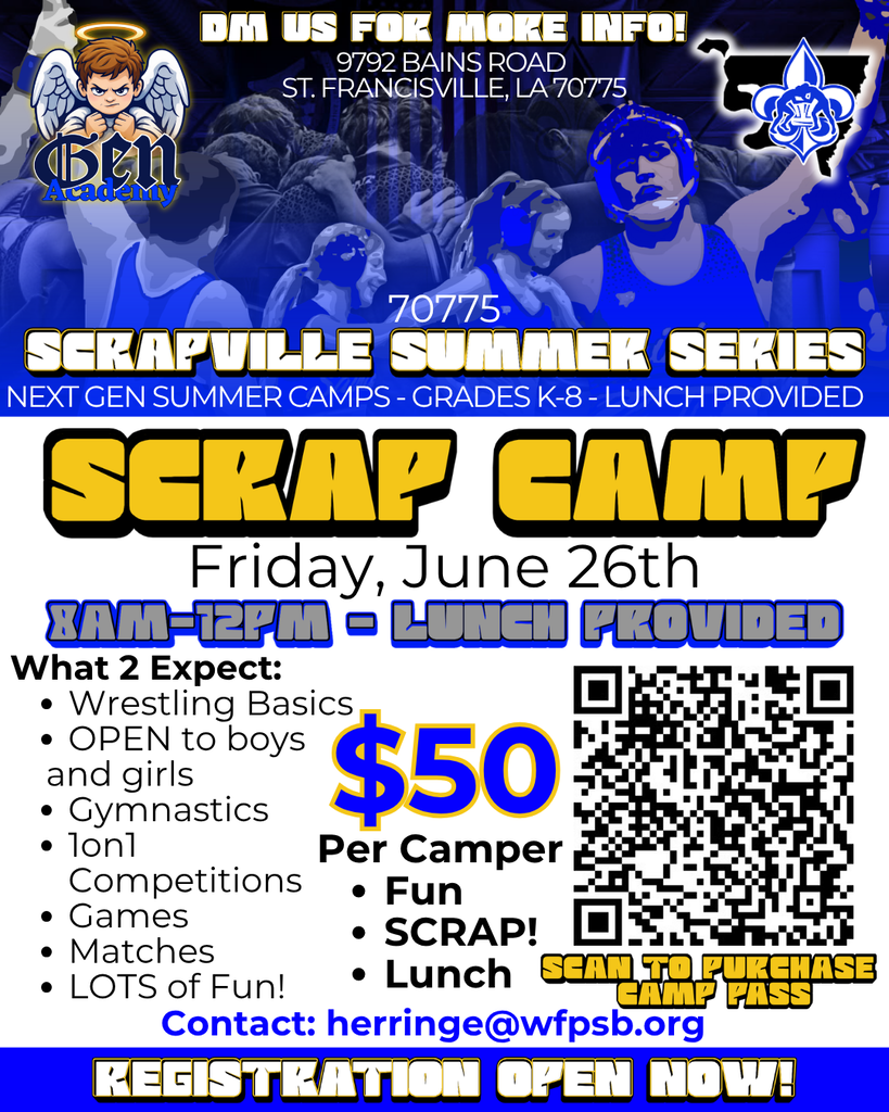SCRAP Camp on June 26th.