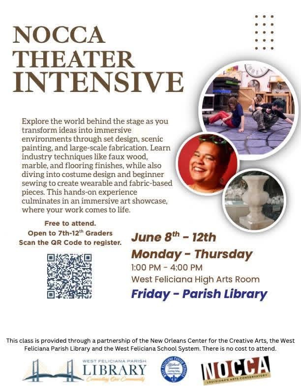 NOCCA THEATER OPPORTUNITY 