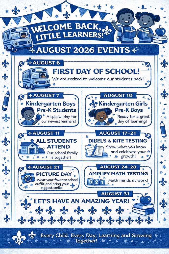 Back to School Events 2026-2027 SY