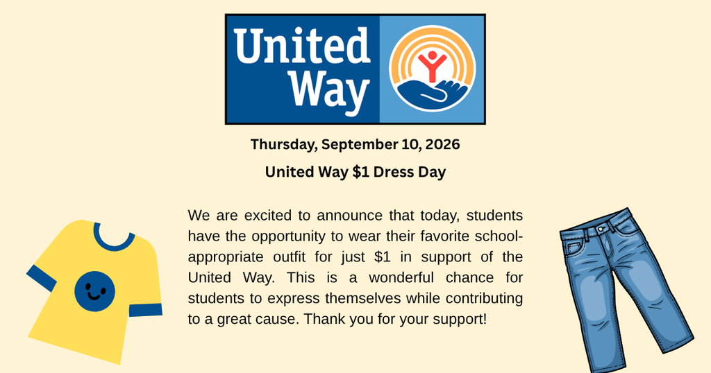 United Way $1 Dress Day