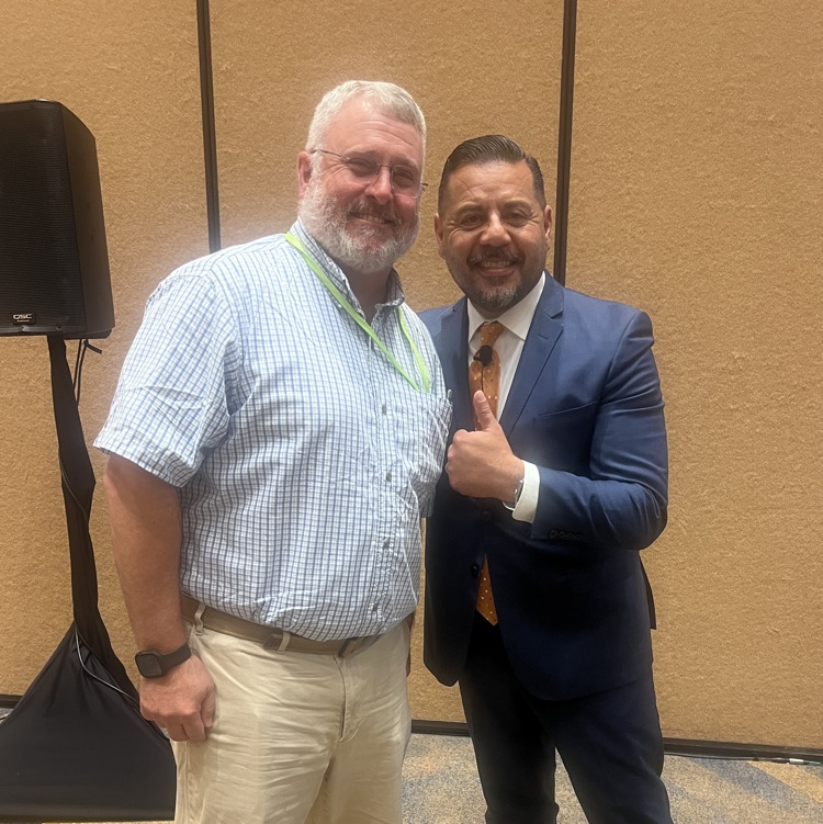 Mr. Cutrer with conference speaker 