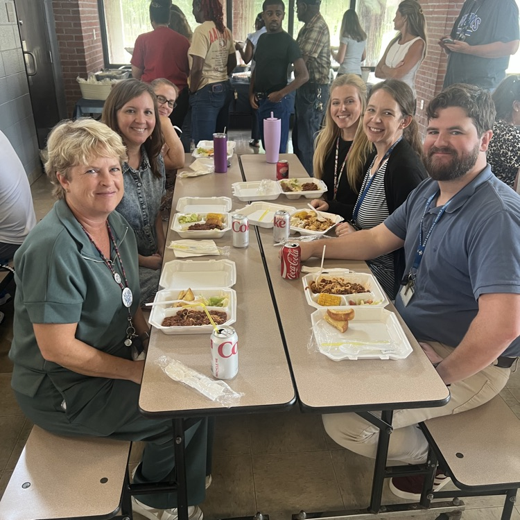 Staff enjoys lunch