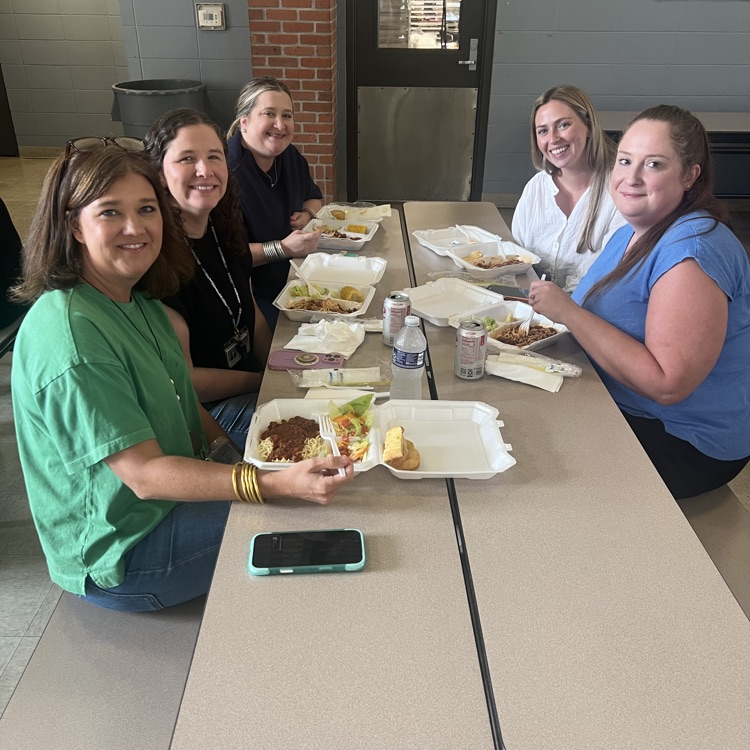 Staff enjoys lunch