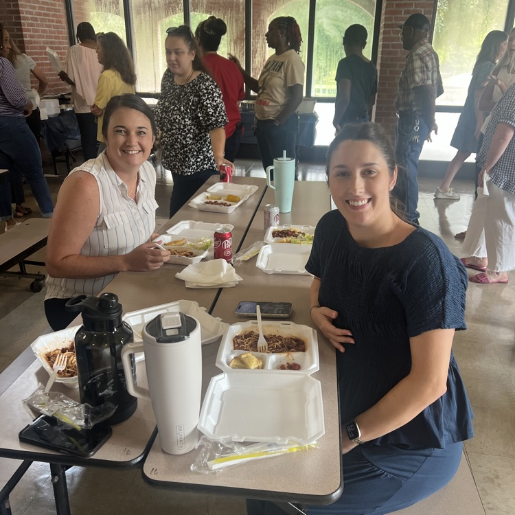 Staff enjoys lunch