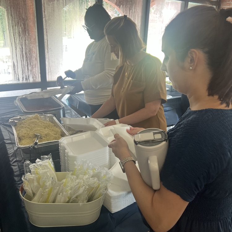 Staff enjoys lunch