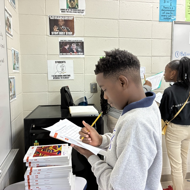 students solve math problems