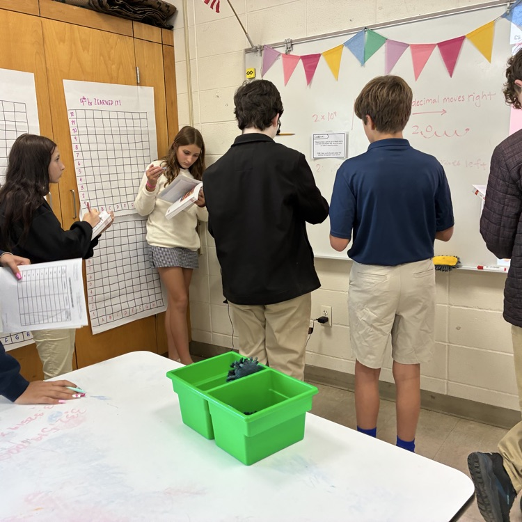 students solve math problems