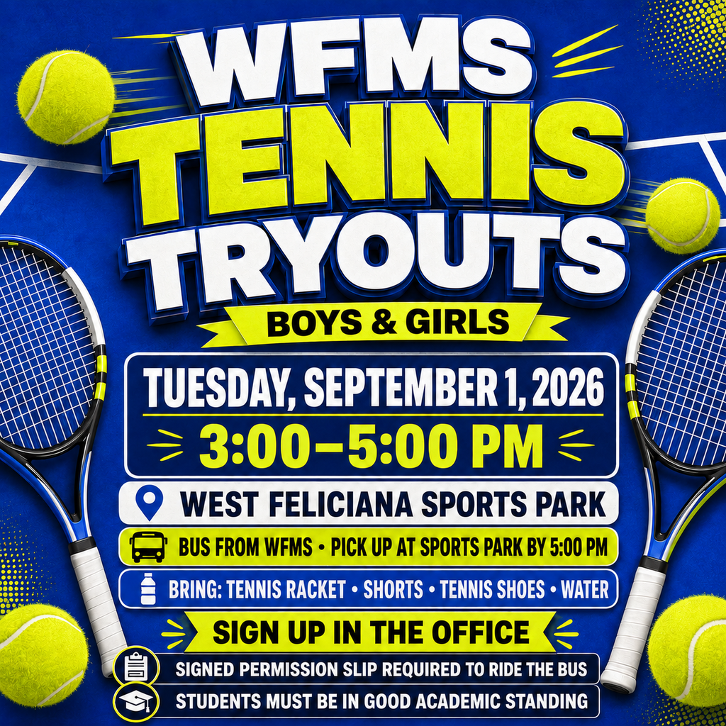 Tennis Tryout Graphic