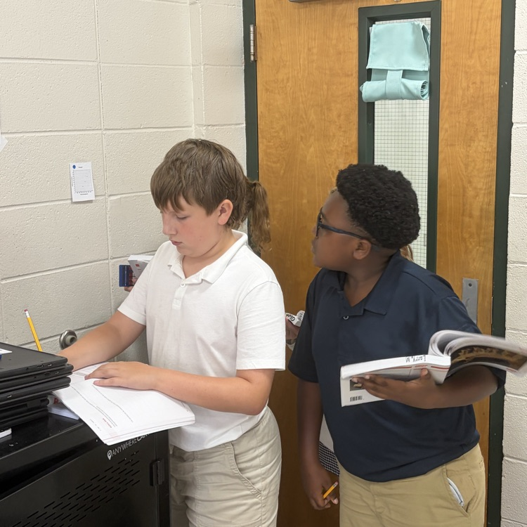 students analyze graphs