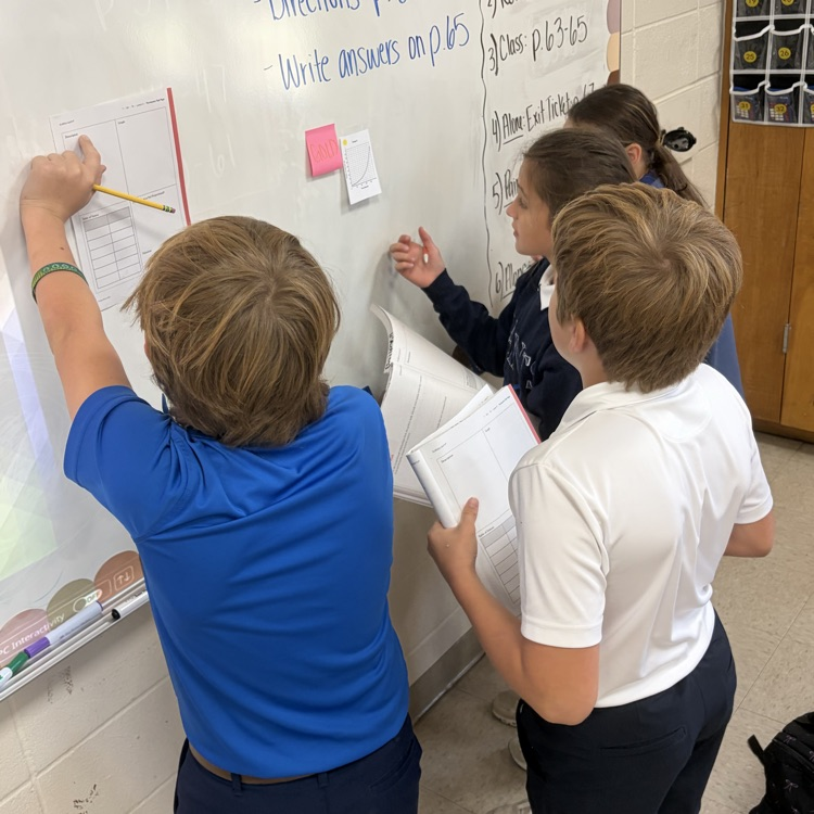 students analyze graphs