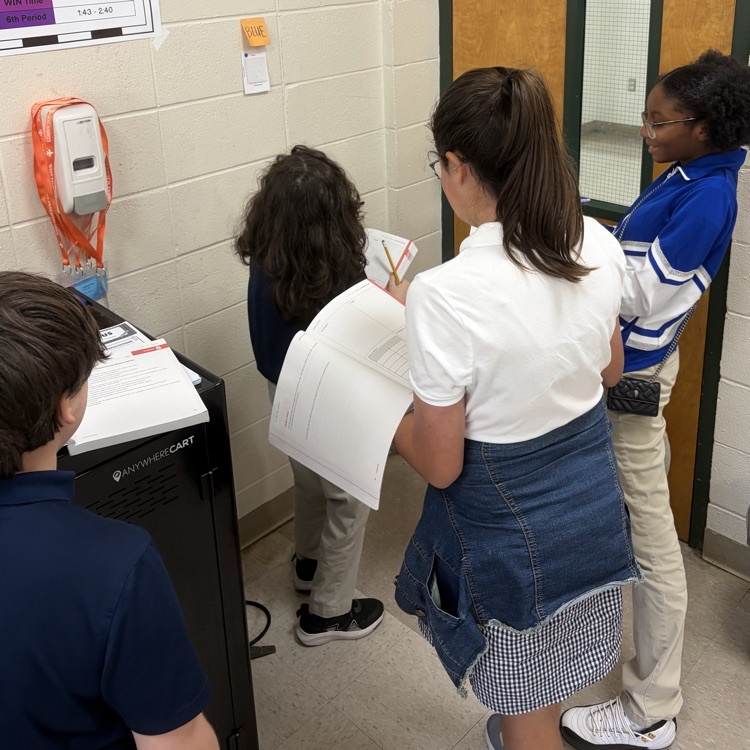 students analyze graphs
