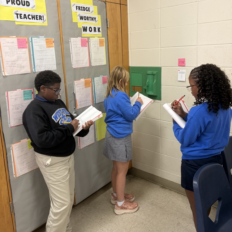 students analyze graphs