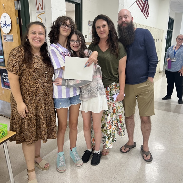 families attend open house