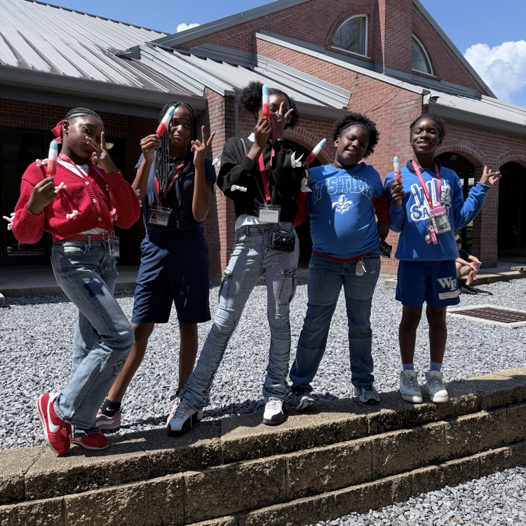 Students dress in red, white & blue and eat popsicles for Patriot Day