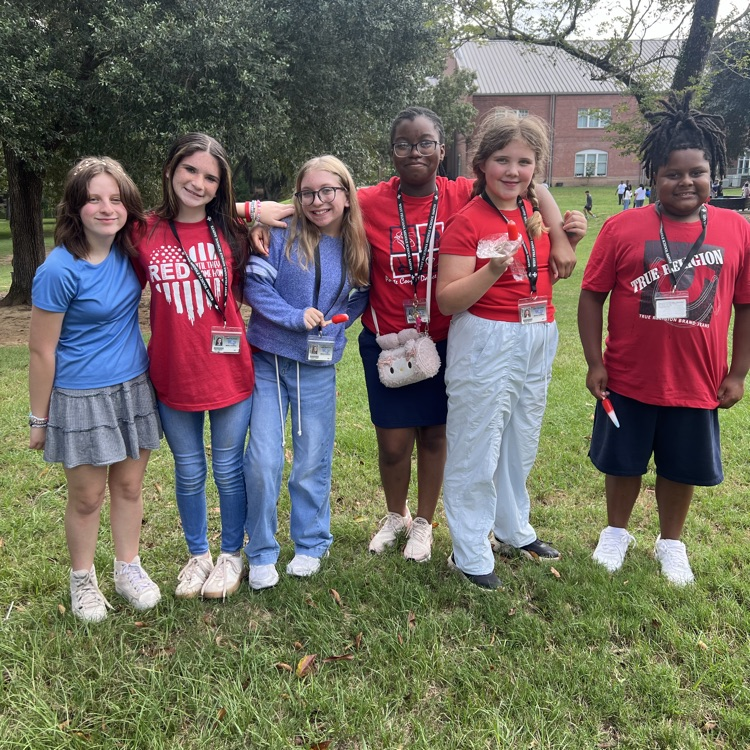Students dress in red, white & blue and eat popsicles for Patriot Day