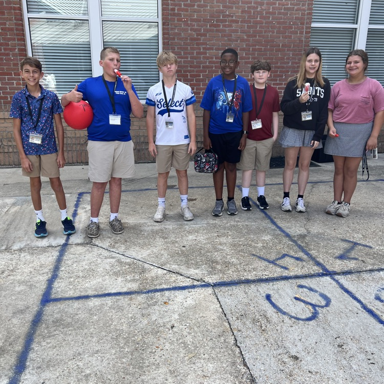 Students dress in red, white & blue and eat popsicles for Patriot Day