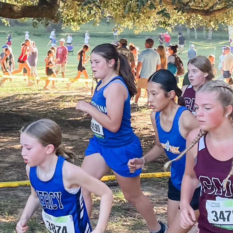 cross country runner featured on a run