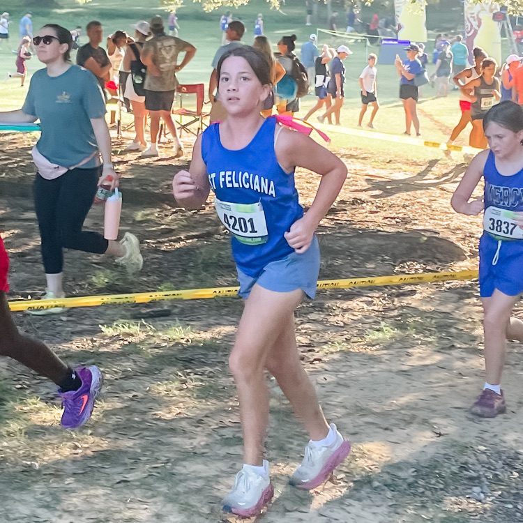 cross country runner featured on a run