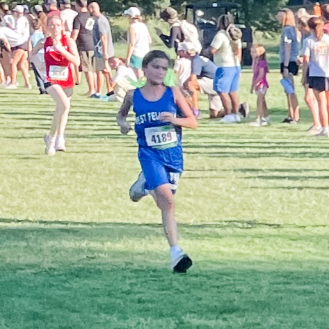 cross country runner featured on a run