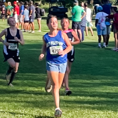 cross country runner featured on a run