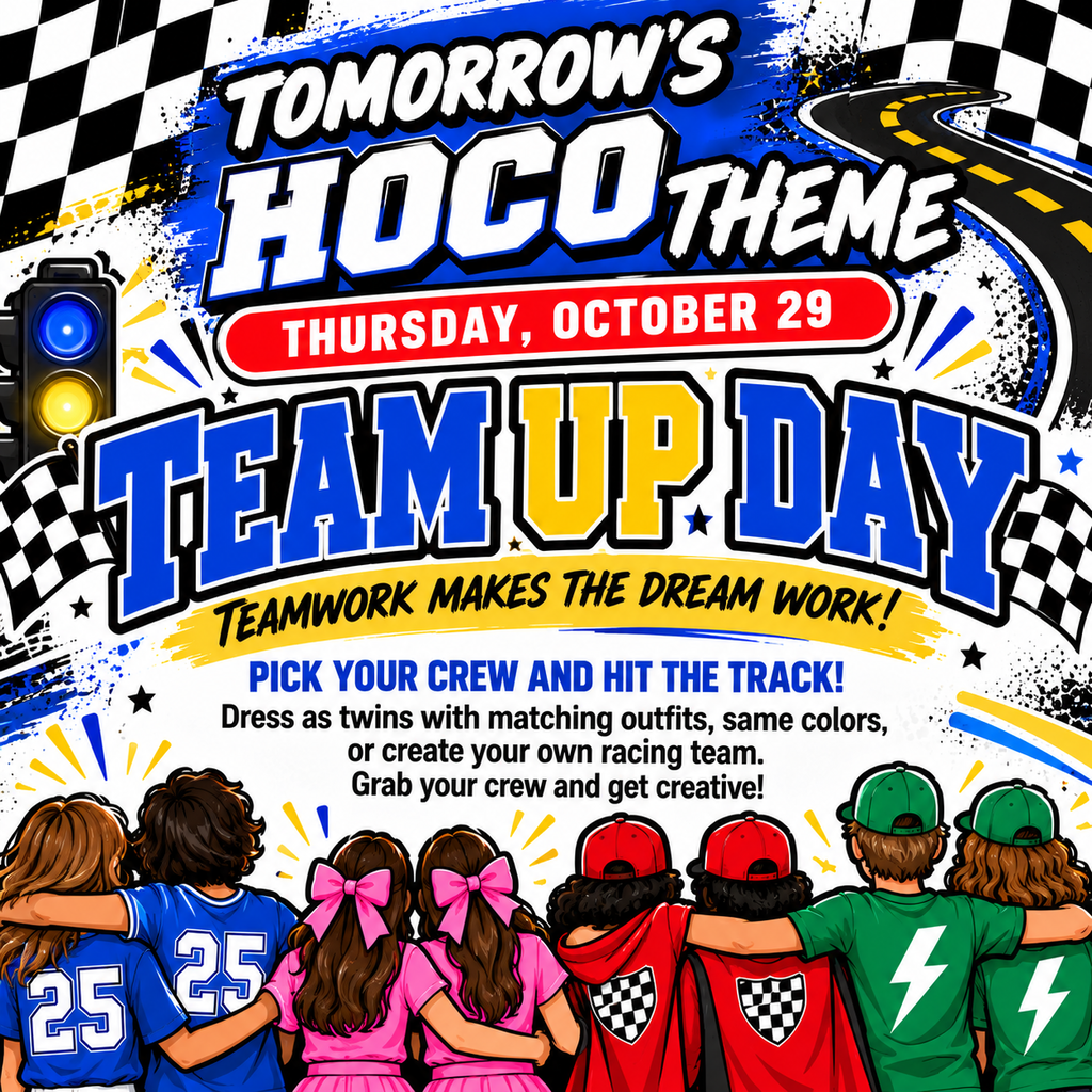 Thursday's theme is TEAM UP DAY! Dress as twins.