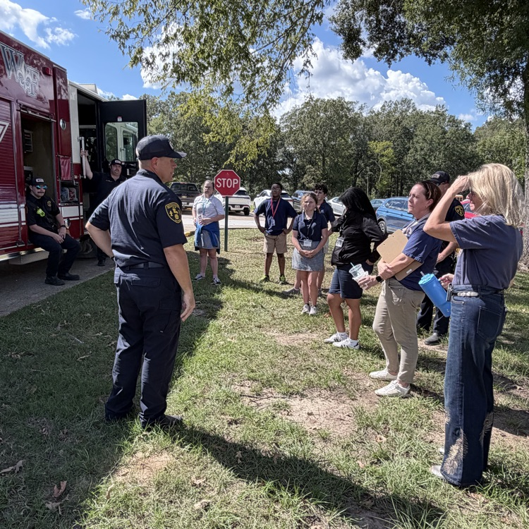 students here presentation from fire chief