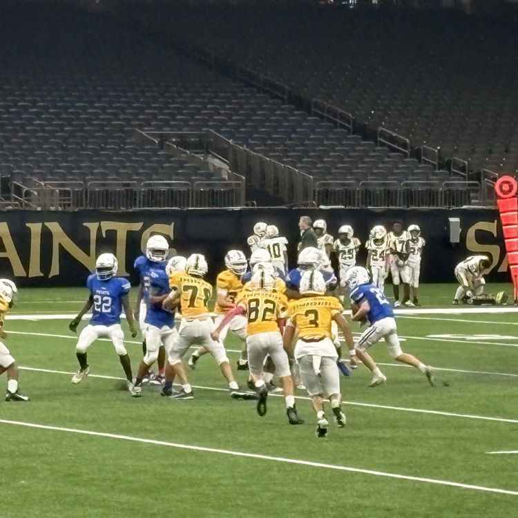 Saints take the field