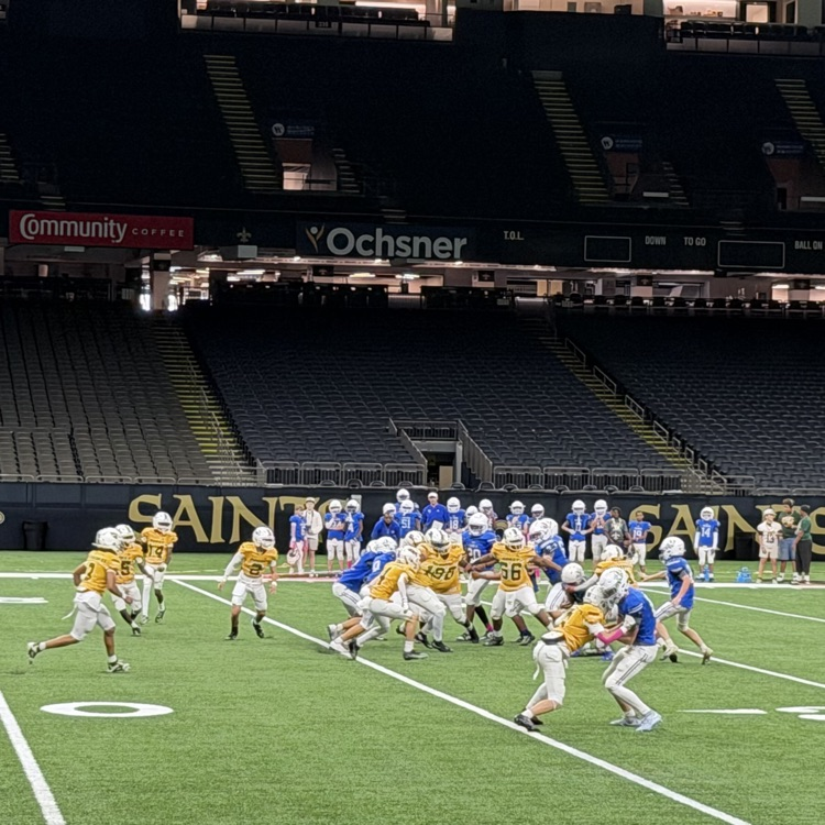 Saints take the field