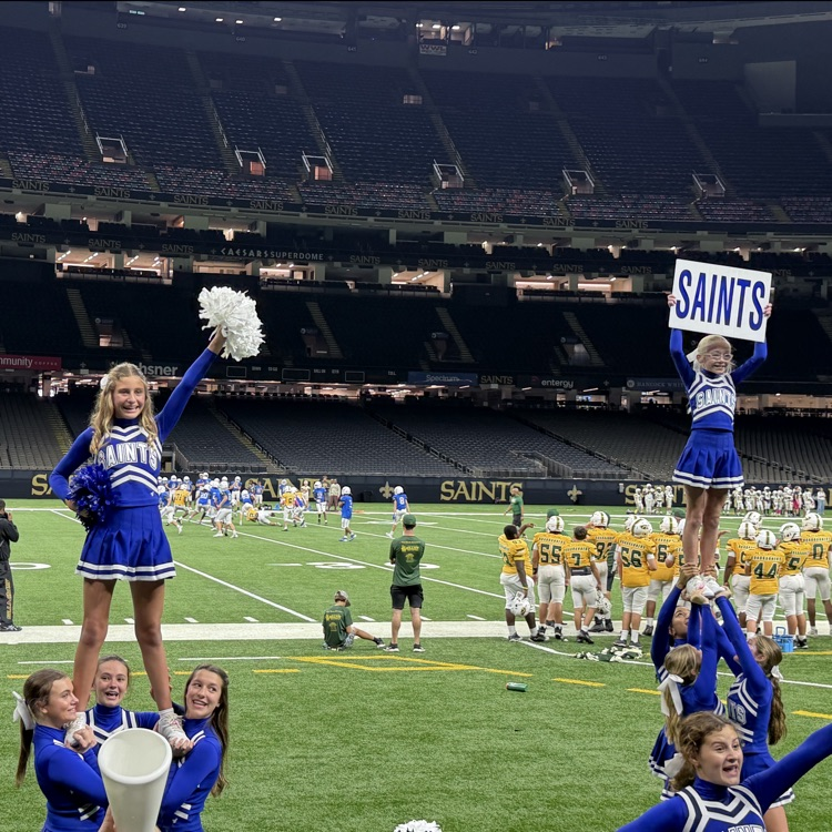 Saints take the field