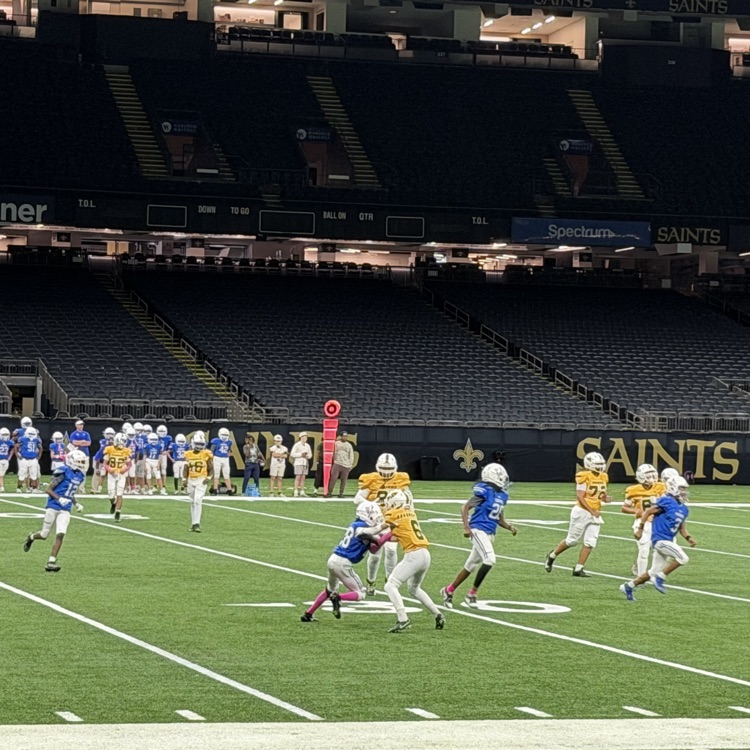 Saints take the field