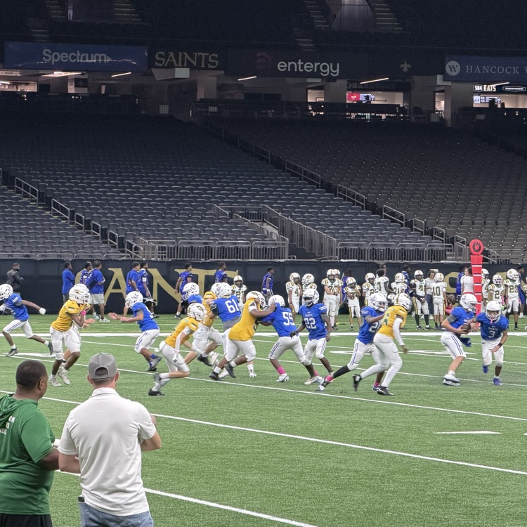 Saints take the field