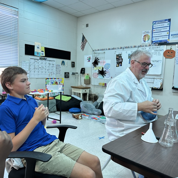 Chemical reaction experiment 