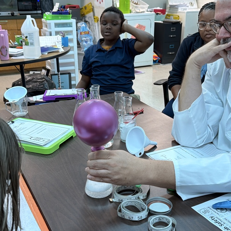 Chemical reaction experiment 