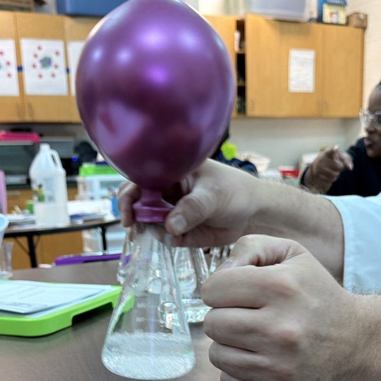 Chemical reaction experiment 