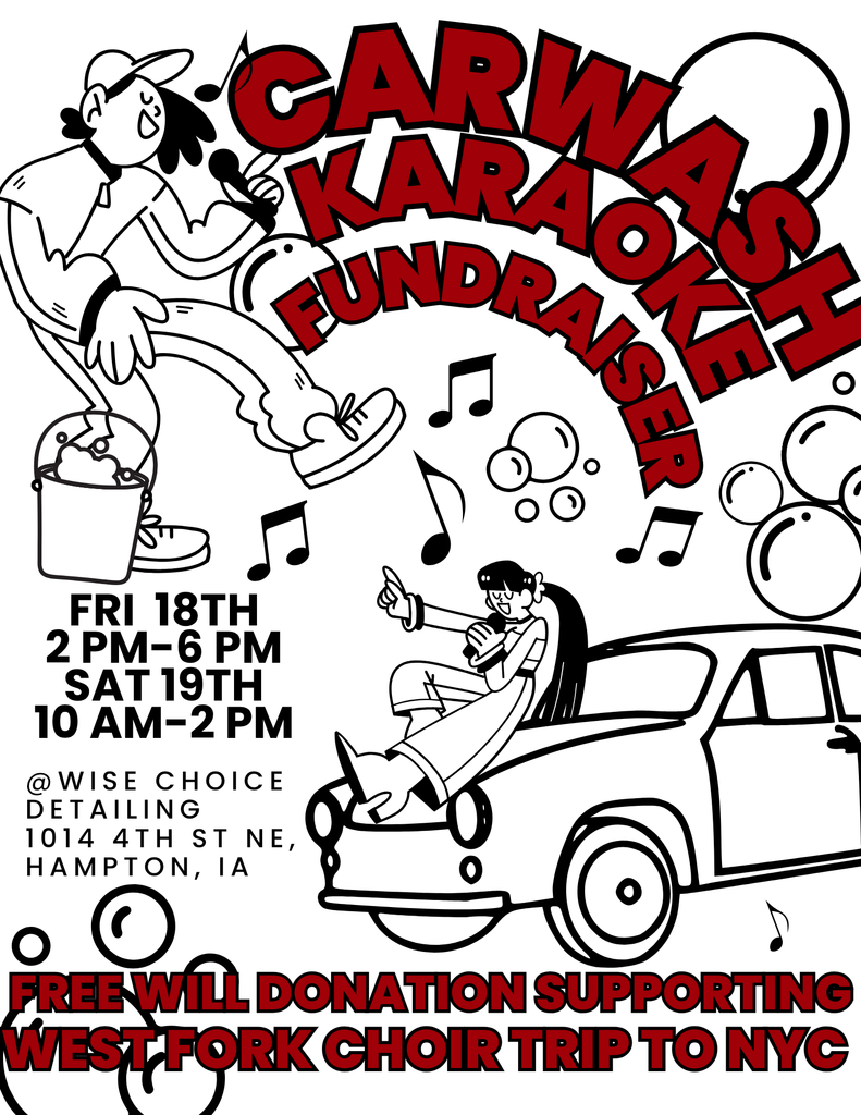 CARWASH KARAOKE CHOIR TRIP FUNDRAISER