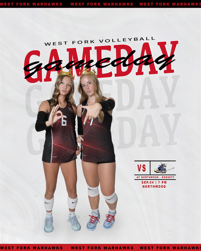 West Fork Volleyball Gameday at Northwood!!