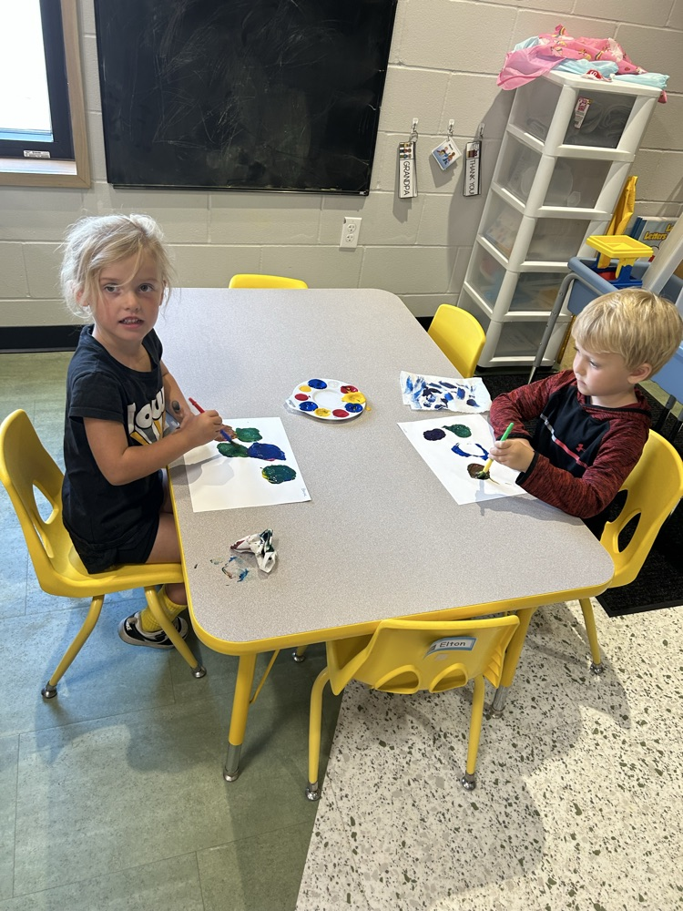 Mrs. Hansen's class color mixed again after reading The Dot! We had so much fun making our own colors and art!