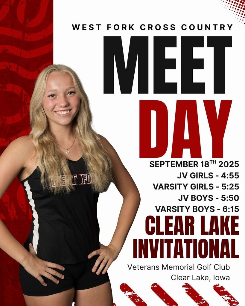 West Fork Cross Country Meet Day at Veterans Memorial Golf Club in Clear Lake!!