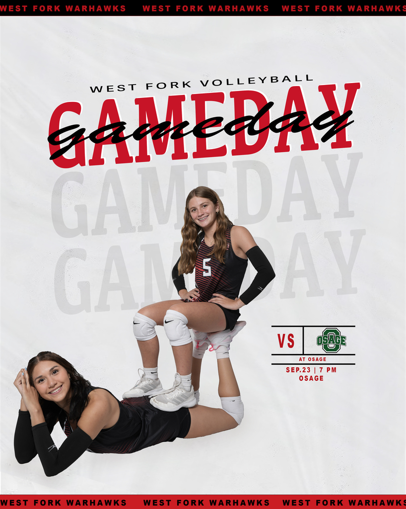 West Fork Volleyball Game Day at Osage!!