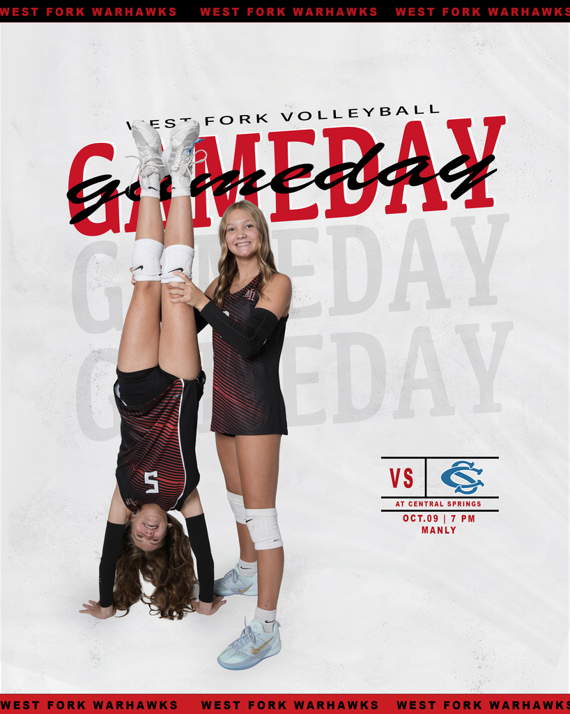 West Fork Volleyball Game Day at Central Springs!!