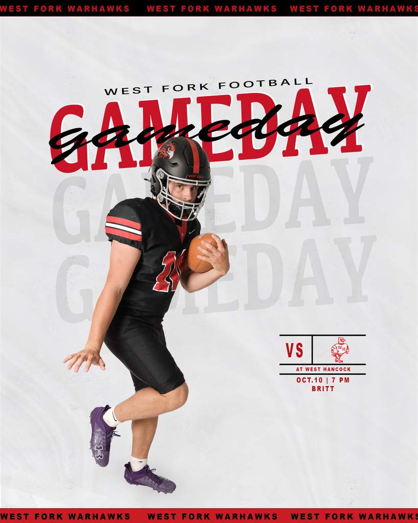 West Fork Football Game Day at West Hancock!!