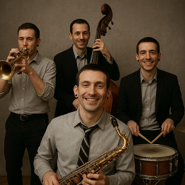 mr laugen in a jazz band