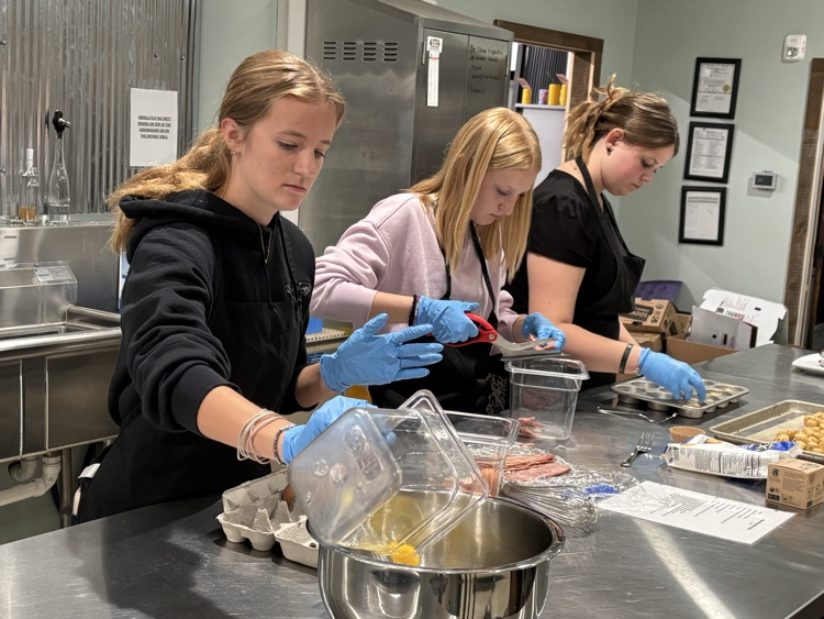 Nutrition class students